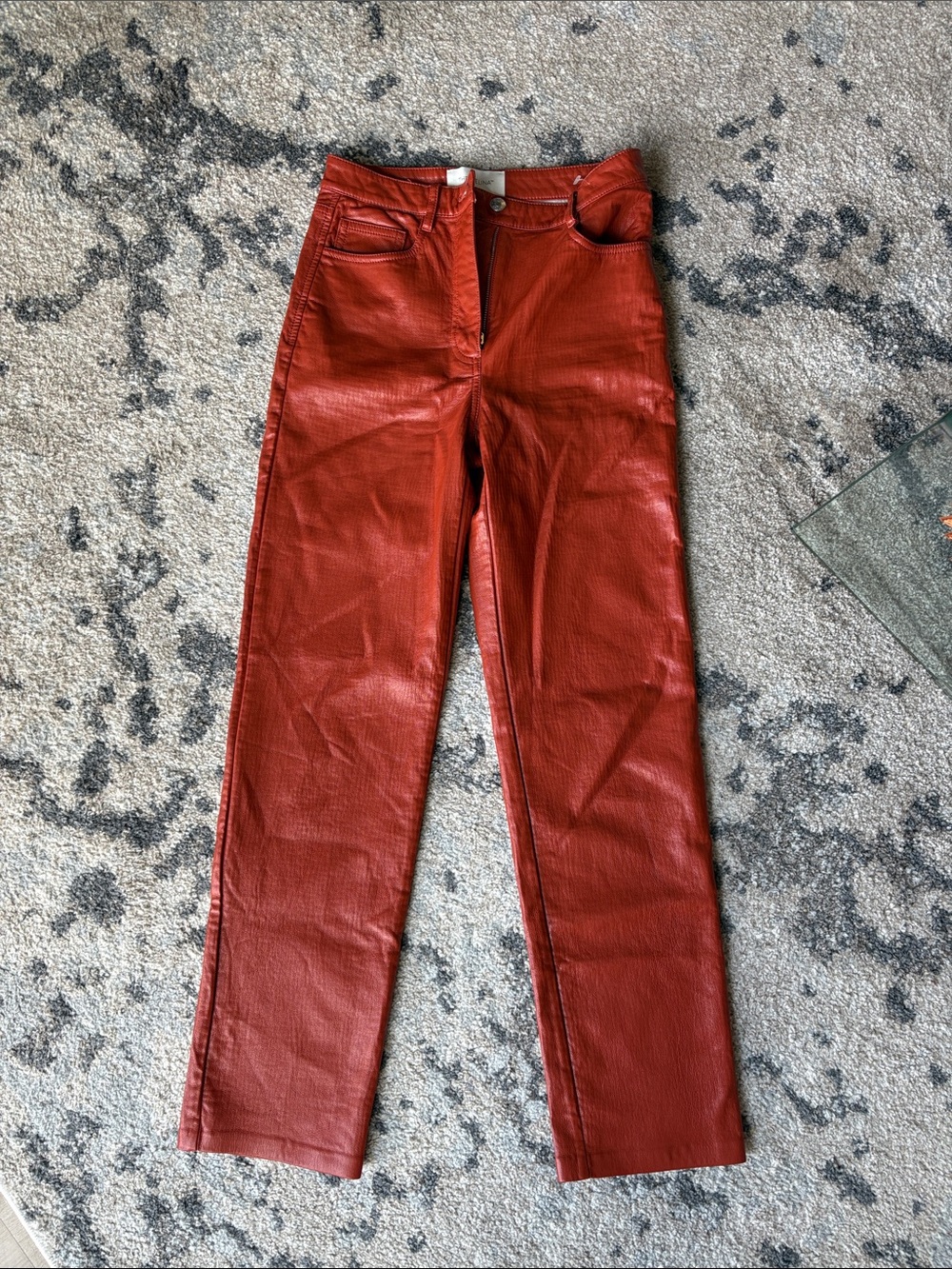 Wilfred Straight-Leg Melina Pants in Dark Orange